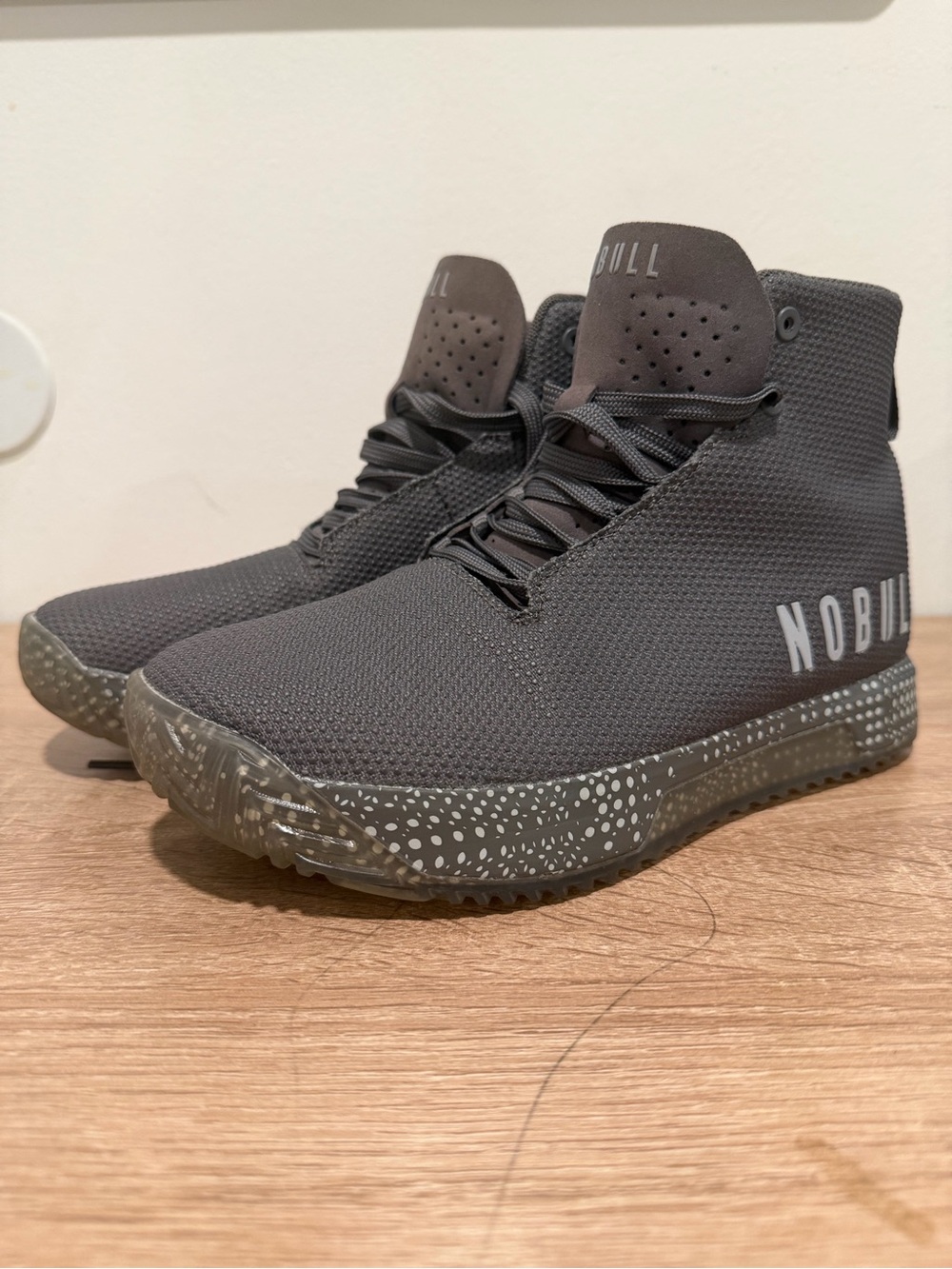 NOBULL Men's Charcoal High-Top Training Sneakers
